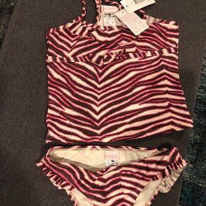 Girls OndadeMar NWT 🦓 2 piece bathing suit 👙
